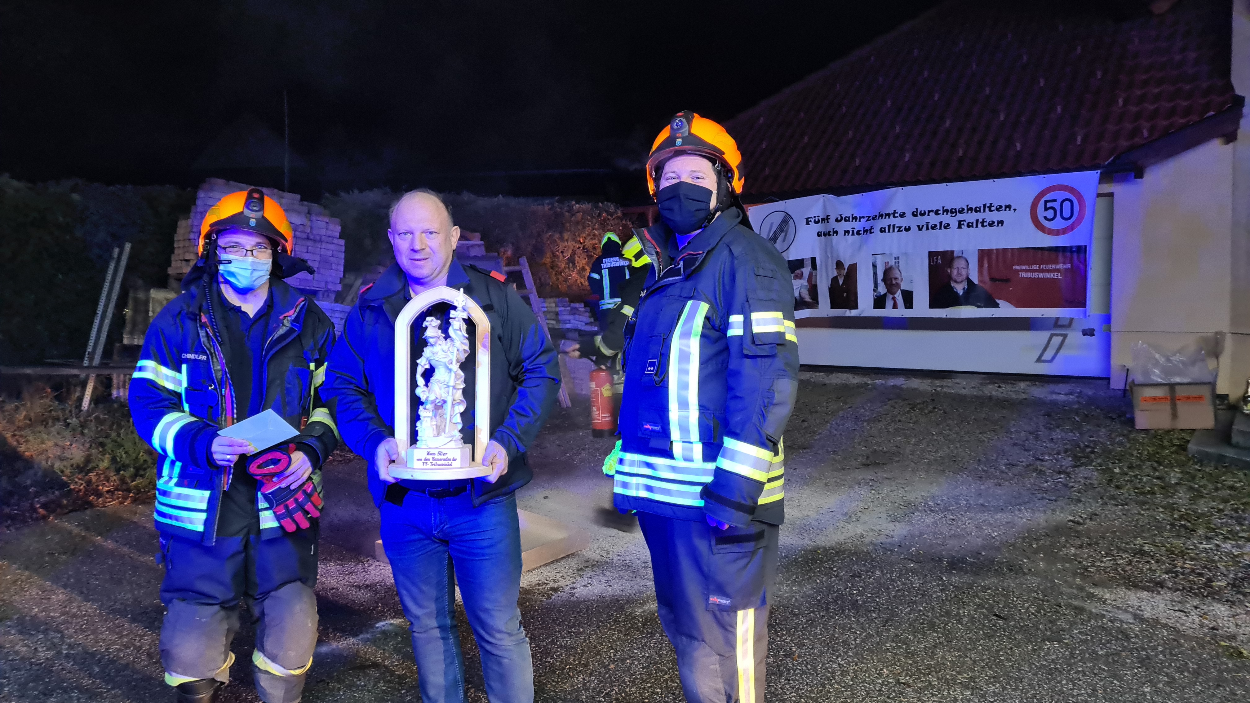 Feuerwehrkommandant Stefan Mitheis wurde 50