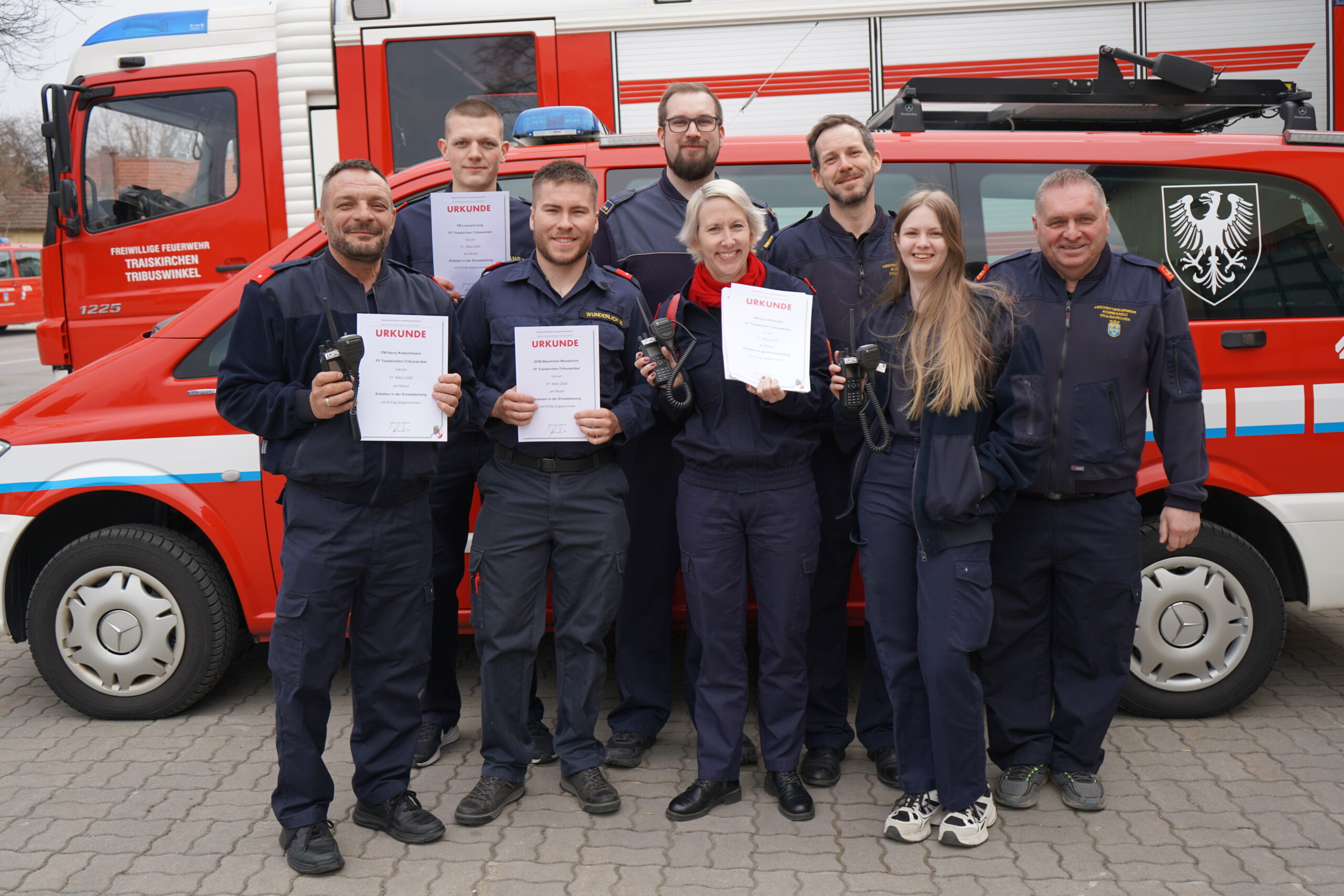 Starke Leistung in der Einsatzleitung!
